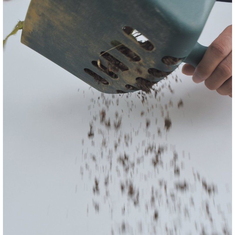 千吉 ふるふるフルイ ガーデニング用片手ふるい すくってそのままふるい分け SRF-1