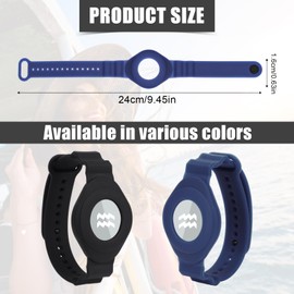 PEUTIER 2pcs Holder for Princess Cruise Medallion, Adjustable Watch Holder for Princess Medallion Comfortable Wrist Bands Silicone Bracelet for Princess Medallion Accessories for Men Women