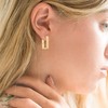 LANGLY Gold Hoops Earrings for Women, 925 Sterling Silver Post