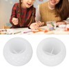 2Pcs Resin Candle Holder Mold Irregular Shape Design Deformable Practical