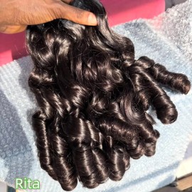 Bouncy Curly 100% Unprocessed Extensions Burmese Curly Hair Bundles for Black Women Natural Black Pixie Curlycolor: burmese kinky curly, Stretched Length: 20 Inches