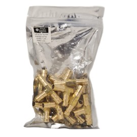 Brass Barbed Tee 3 Way Fitting 3/8 inch by 3/8inch by 3/8 inch Hose Connector fittings for air, fuel, water lines (12)