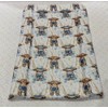 Sunnybabies Highland Cow Themed Nursery Baby Changing Mat Soft Padded