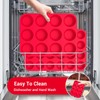 Redfly 3 Pack Silicone Muffin Pan & Cupcake Pans for