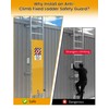 Anti-Climb Fixed Ladder Safety Guard, for Ladder Rungs 16" and