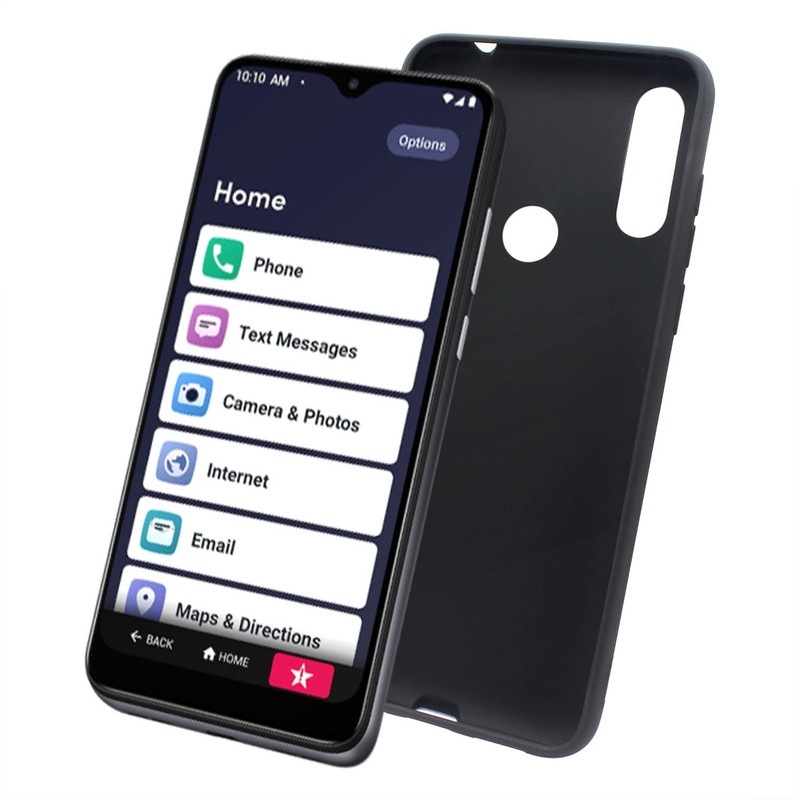 Lacass Jitterbug Smart3 Case, Silicone Soft TPU Bumper Flex and