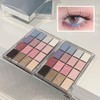 Long-Lasting, Highly Pigmented 16-Color Pink Eyeshadow Palette with Shimmer &