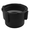 LQ Industrial Black Plastic IBC Valve Adapter with Sealing Rubber