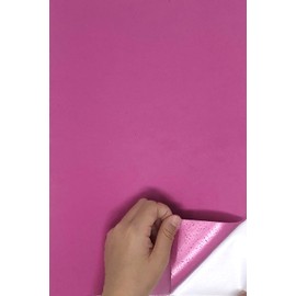 Allgala 20 Pack Self-Adhesive EVA Foam Paper 8x12 Inch Sheets-Fuchsia-CF85412