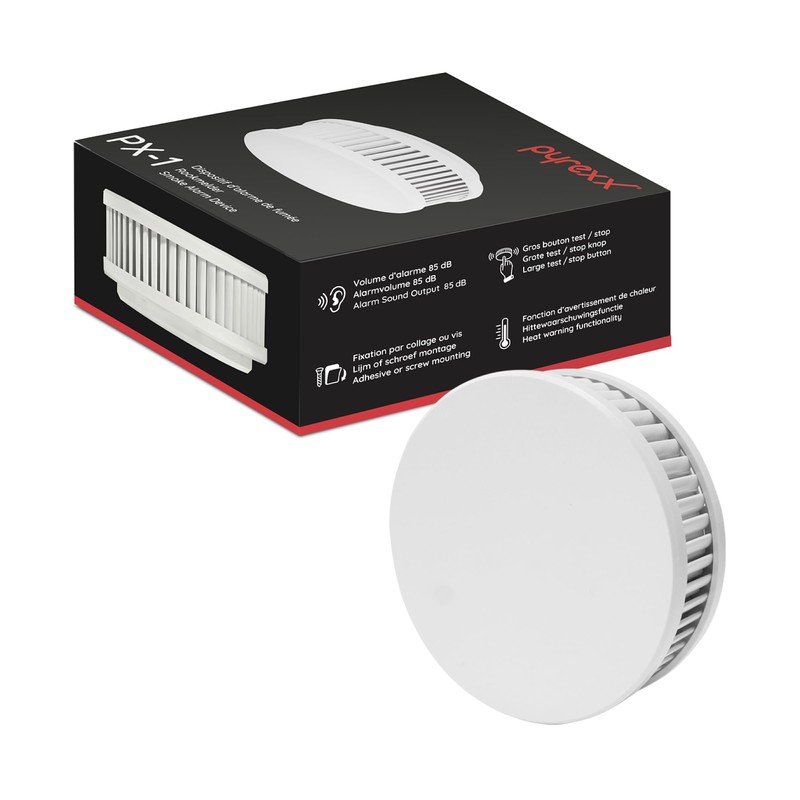 Pyrexx PX-1 12 Year Smoke Alarm, 4260236270684