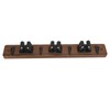 2pcs Mop Broom Holder 3 Positions 4 Hooks Wall Mount