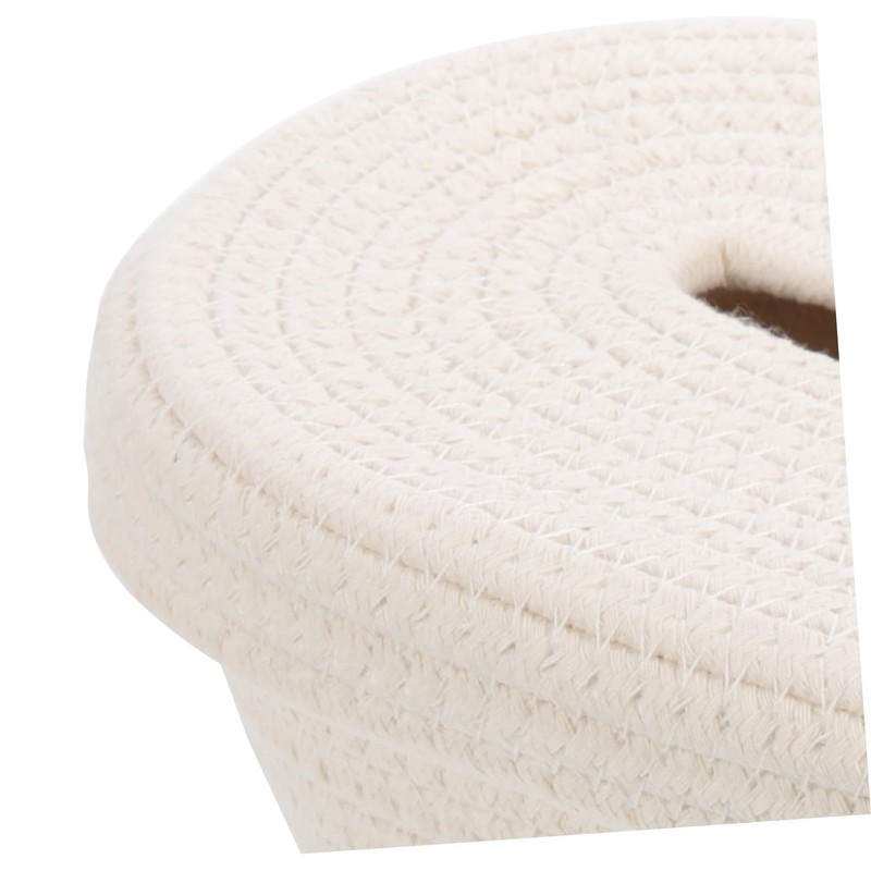 Gatuida Cotton Rope Woven Tissue Box Reusable Tissue Holder for