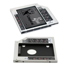 EGTMA Adaptador Laptop Caddy Para Disco Duro Sata 9.5mm Kit 2 Pcs
