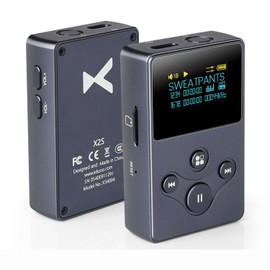 xDuoo X2S Hi-Res Lossless Portable Music Player - DSD128 PCM 24Bit/192k, 128GB, 6 Bands of EQ, Rail to Rail Op-amp, OLED Screen