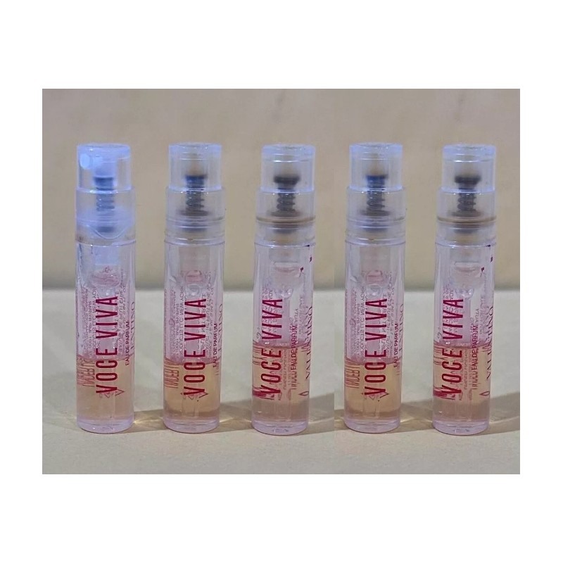 5 Samples Vials VOCE VIVA by Valentino for Women 0.04