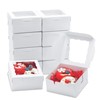 JOHOPACK 50 Pack 5x5x2.5 Inch Bakery Boxes, Cookie Boxes with