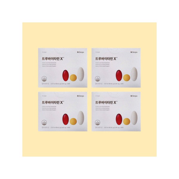Truvitamin / 트루바이타민 X 1540mg 30포 4개 4개월