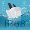 JianHan Solar Weatherproof ABS Double Cable Entry Gland 0.33ft 10AWG