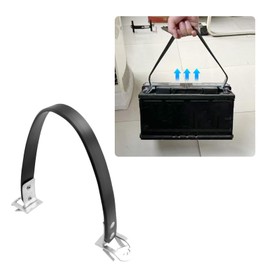 CXCCOI 14" Universal Car Battery Carrier, Heavy Duty Battery Lifting Strap, Black, Fits Top & Side Post Batteries, Up to 99lb