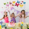 Butterfly Wall Decor, 24 PCS 3D Butterflies Stickers，Art Decor Wall
