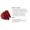alflow Arrow Welding Magnet 6pcs,5" Magnets Welding Clamps and Holding