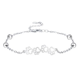 Palpitate Dog Jewelry for Women Dog Bracelet Paw Print Bracelet for Women Cat Bracelets for Women Paw Bracelets for Women