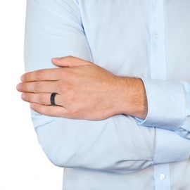 s.Oliver 20186M Men's Ring Matte Stainless Steel, Stainless Steel