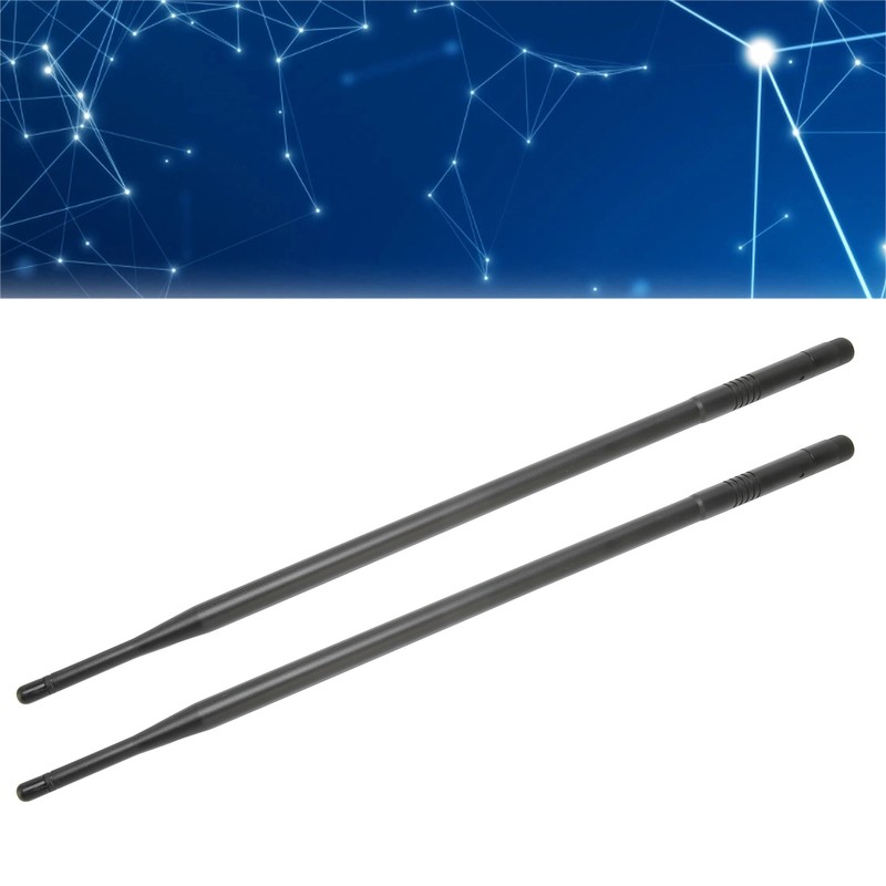 2pcs Antenna 2.4G 9dBi Omnidirectional High Gain SMA Male Internet