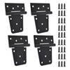 TamBee Black Gate Hinges Shed Hinges Heavy Duty Gate Hinges