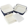 Storage 4677043 Square Storage Lunch, Navy, 2-Tier, Lower Level, 13.5