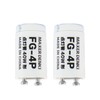 Simple Packaging Glow Bulb Lighting Tube FG-4P Pack of 2