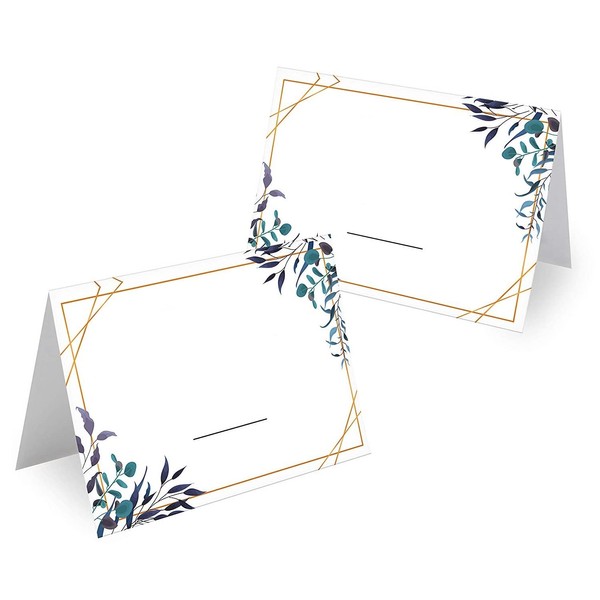 Place Cards Blank Wedding Birthday DIN A7 Design Place Cards