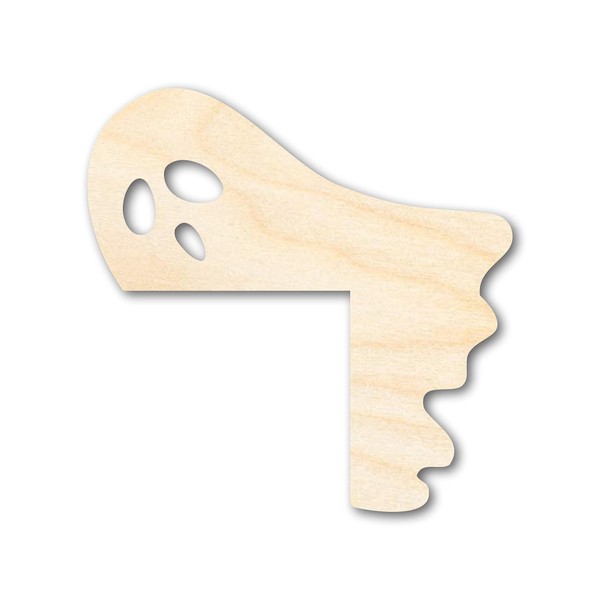 Unfinished Wood Ghost Corner Shape | Halloween | Craft Cutout