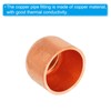 PATIKIL 5/8 Inch ID Copper Cable End Cap 3 Pack