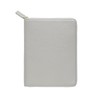 Moterm Zip Leather Case for Stalogy B6 Planner (Pebble Grey)