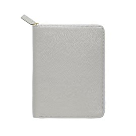 Moterm Zip Leather Case for Stalogy B6 Planner (Pebble Grey)