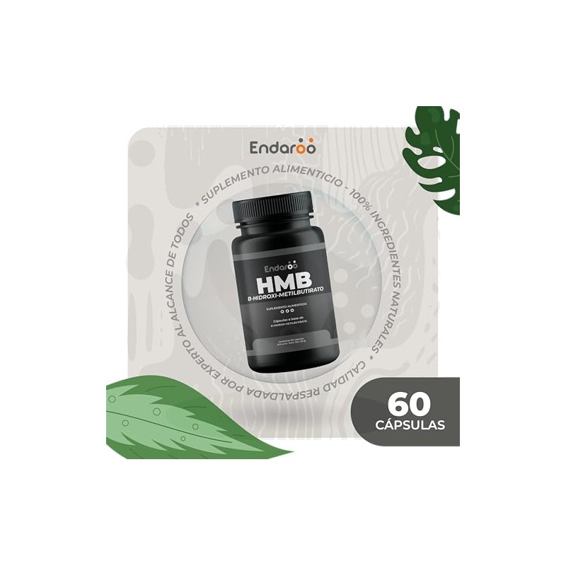 Hmb Suplemento Alimenticio Origen Natural Apoyo Mantenimiento Muscular Recuperación Fuerza