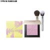 TWO SLASH FOUR All Over Face Blush 5.5g / Mini Brush Set 2items, Type:05 Rock Pink