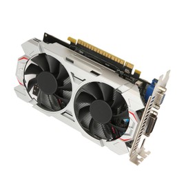 Yunir 1050 Ti Graphics Card, 4GB, 128 Bit, GDDR5, Desktop Video Card for PC Gaming, DisplayPort, DVI D, PCI Express X16 3.0, 8K Support, Cooling Fans (GTX1050Ti 4GB DDR5 128bit)