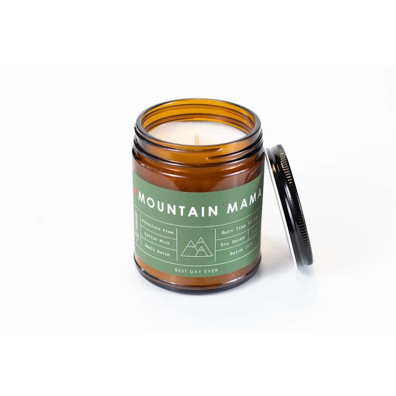 Mountain Mama Candle - Rambling Caravan - Soy/Coconut Wax -