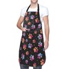 Yipaidel Dog Paw Adjustable Bib Apron Waterproof Kitchen Cooking Baking