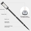 NEWMESSI 8 Pack Solar Pathway Lights Outdoor, Modern Super Brightness