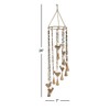 Deco 79 41456 Windchime, 7" W x 26" H, Gold