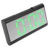 Alarm Clock LED Digital Display Mirror USB Charging Desktop Clock