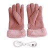 Electric USB Heating Gloves Thermal Control Keep Warm Soft Cotton