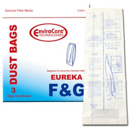 EnviroCare Replacement Premium Vacuum Cleaner bags made to fit Eureka F&G Sanitaire, Kenmore 5062, White Westinghouse, Koblenz, Singer SUB-1, Commercial 3 Pack
