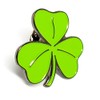 Mainly Metal Green Enamel Pin Badge Brooch Lucky Irish Shamrock