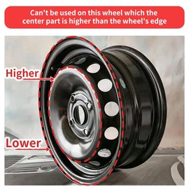 16 inch Wheel Covers for Iron Rim, 16" Hubcap Set of 4, Plastic Cap Rim Covers Wheel Replacement Plastic Hubcaps Automotive Accessories (16inch-Dagger-4PCS, 16 Inch)