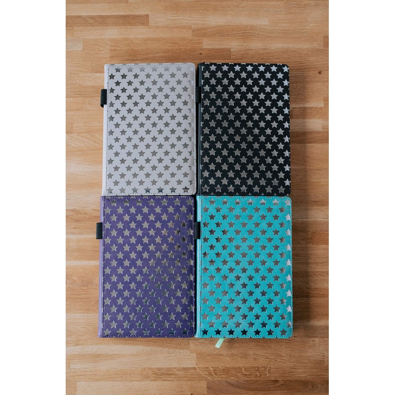 EJRange Notebook A5 Lined Note Pad- Padded Wipe Clean Cover