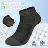 TDONE Mens Ankle Socks, Breathable Low Cut Cotton Trainer Socks